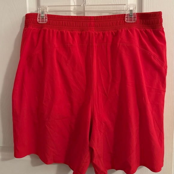 Alo Yoga Red 2-in-1 Shorts - Picture 2 of 7